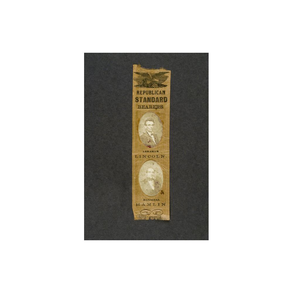 Image: Abraham Lincoln campaign ribbon