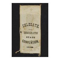 Image: Democratic State Convention ribbon