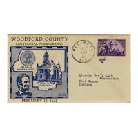 Image: Woodford County Centennial Anniversary cachet