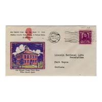 Image: Commemorative cachet for Lincoln's 1840 debate at Jacksonville