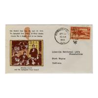 Image: Commemorative cachet for the Final Springfield Town Council Meeting