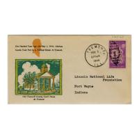 Image: Commemorative cachet for Lincoln debate at Tremont