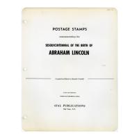 Image: Postage Stamps Commemorating the Sesquicentennial of the Birth of Abraham Lincoln