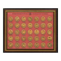 Image: Presidential Hall of Fame brass medals set