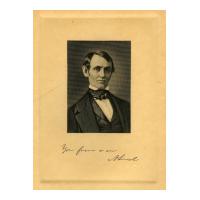 Image: Beardless Abraham Lincoln engraving