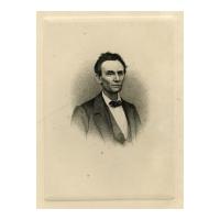 Image: Beardless Abraham Lincoln engraving