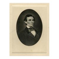 Image: Beardless Abraham Lincoln engraving