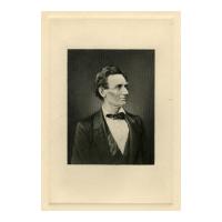 Image: Beardless Abraham Lincoln engraving