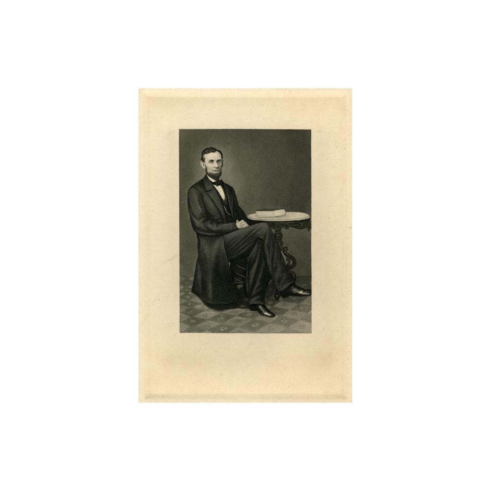 Image: President Abraham Lincoln engraving