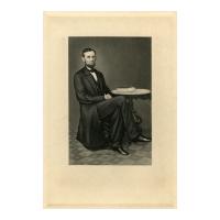 Image: President Abraham Lincoln engraving