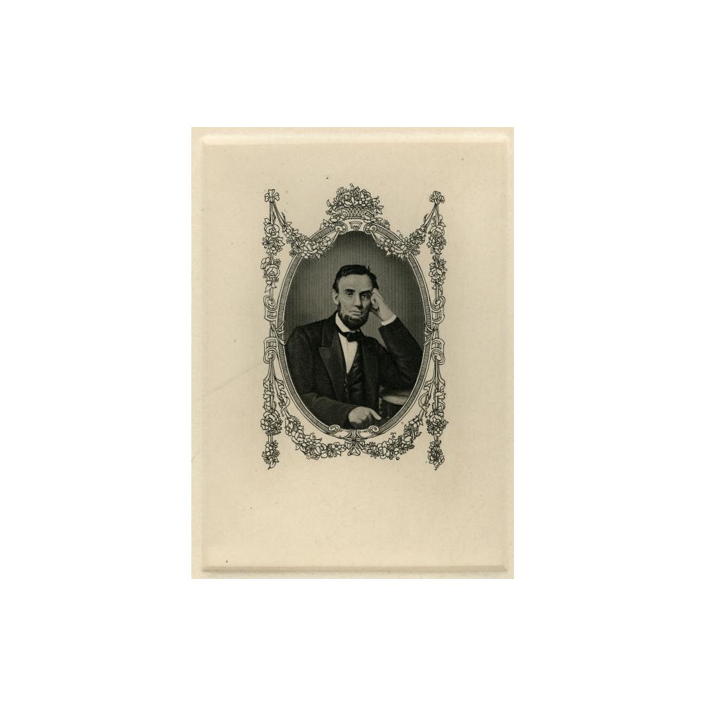 Image: President Abraham Lincoln engraving