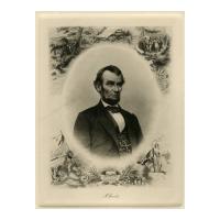 Image: President Abraham Lincoln engraving