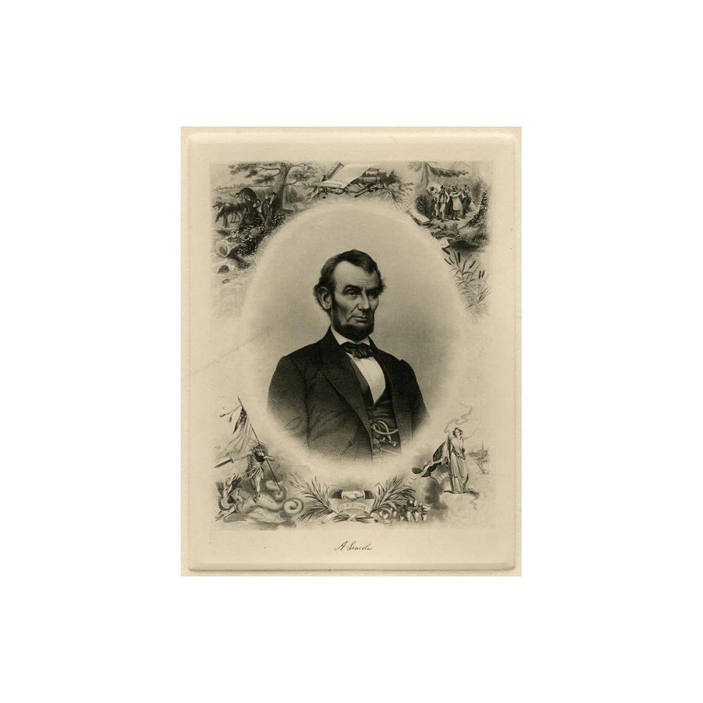 Image: President Abraham Lincoln engraving