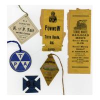 Image: Folder of miscellaneous paper badges