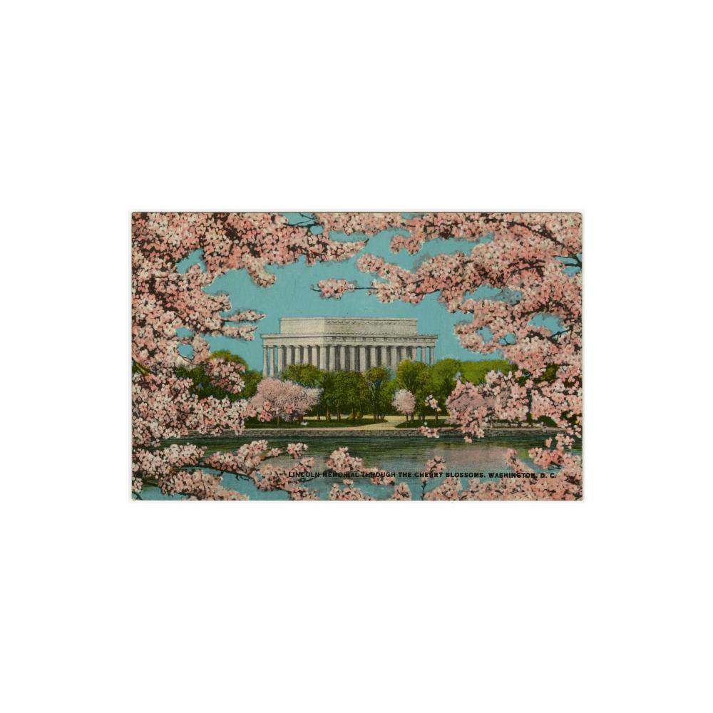 Image: Lincoln Memorial Through the Cherry Blossoms, Washington, D. C.