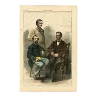 Image: President Lincoln and His Secretaries