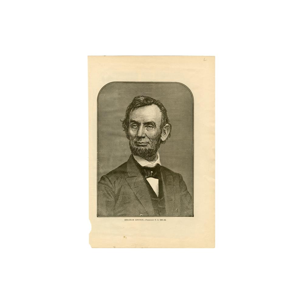 Image: Abraham Lincoln--President U. S. 1861-65