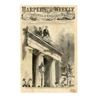 Image: Abraham Lincoln, the President Elect, Addressing the People from the Astor House Balcony, February 19, 1861