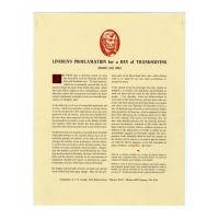 Image: Lincoln's Proclamation for a Day of Thanksgiving