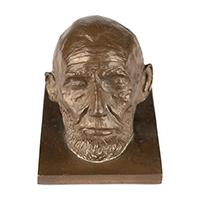 Image: President Lincoln miniature life mask