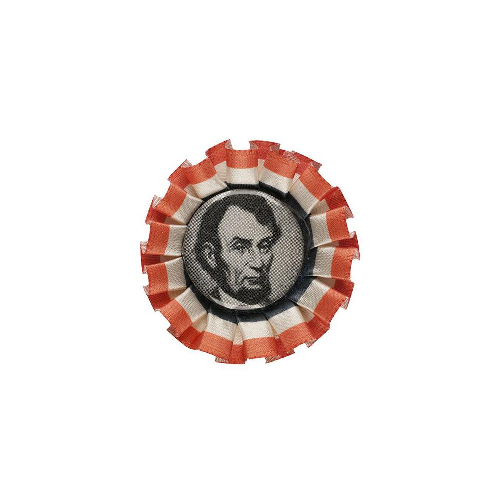 Image: Lincoln patriotic pin