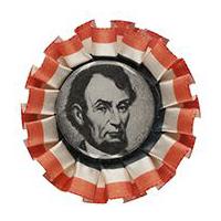Image: Lincoln patriotic pin