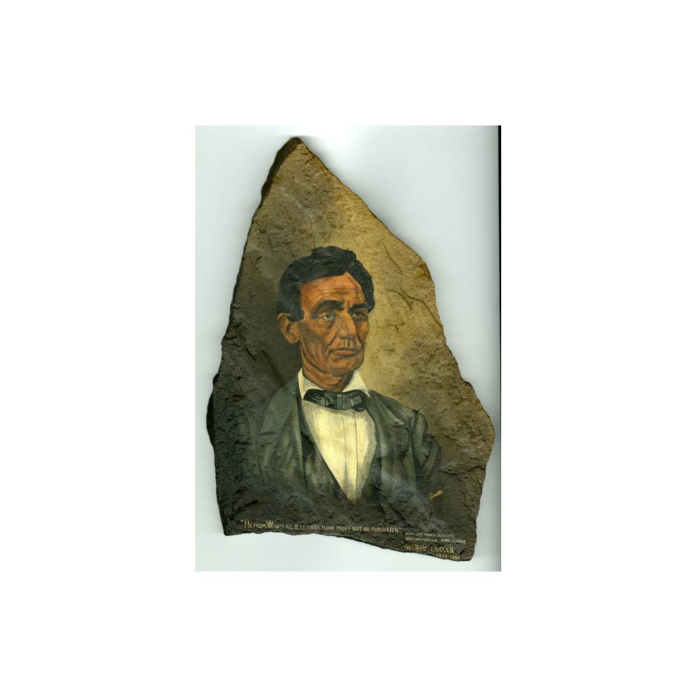 Image: Lincoln's Portrait on Stone