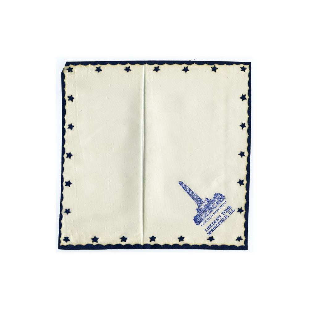 Image: Lincoln's Tomb souvenir handkerchief