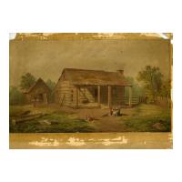 Image: Loghouse Near Gentryville, Indiana