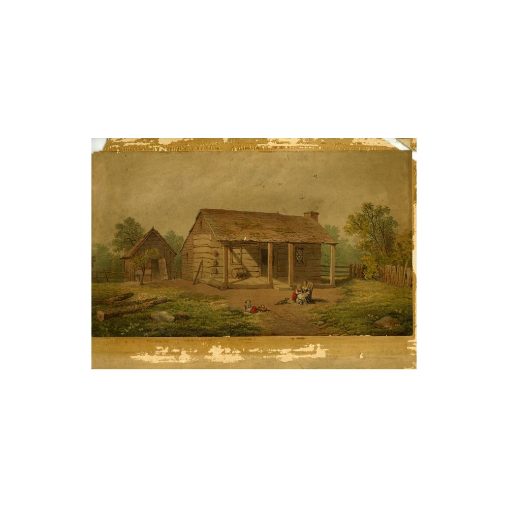 Image: Loghouse Near Gentryville, Indiana