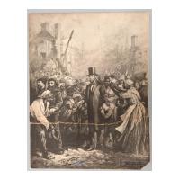 Image: Lincoln Entering Richmond, VA, April 4th, 1865