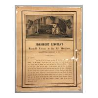 Image: President Lincoln's Farewell Address in Springfield