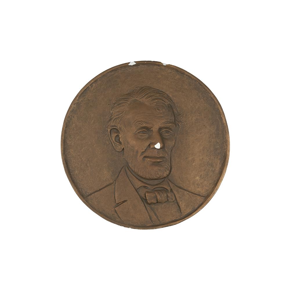 Image: Abraham Lincoln bah-relief plaque