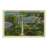 Image: Washington Monument, Lincoln Memorial, Bridge and Potomac River, Washington, D. C.