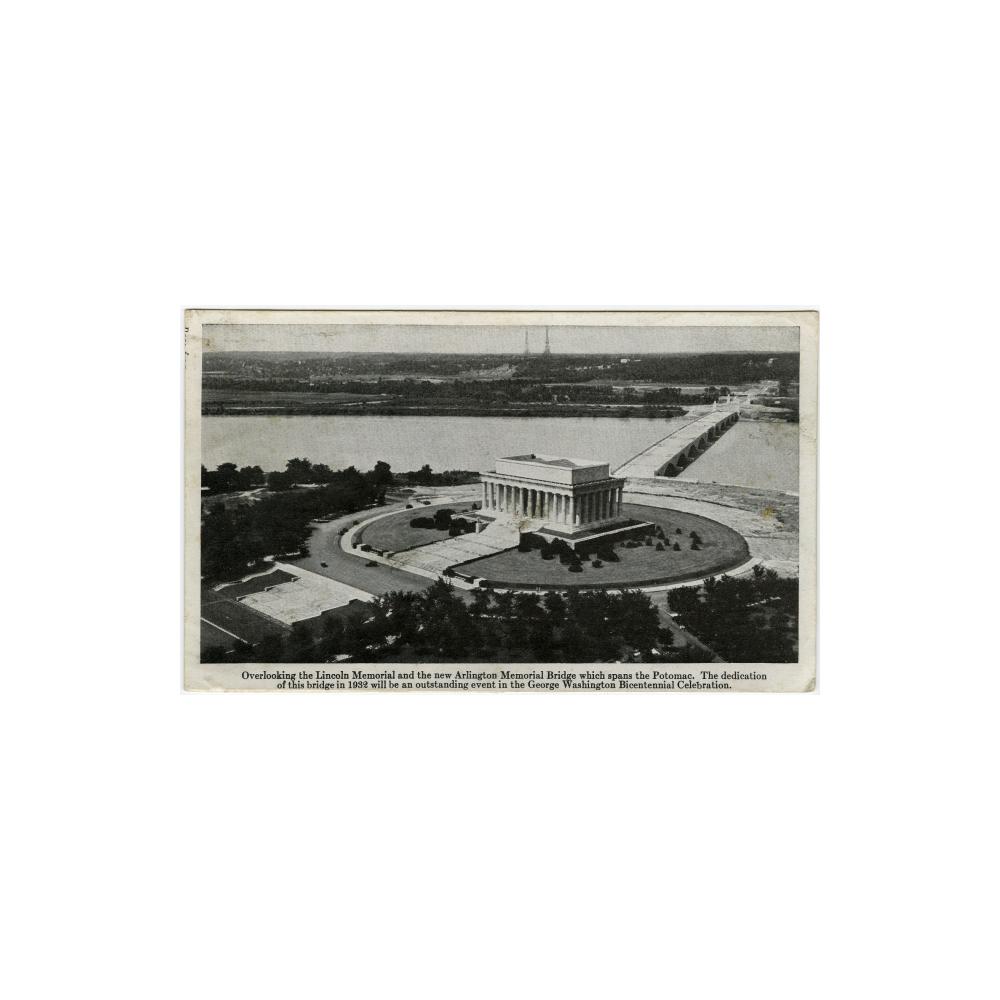 Image: Lincoln Memorial and Arlington Memorial Bridge
