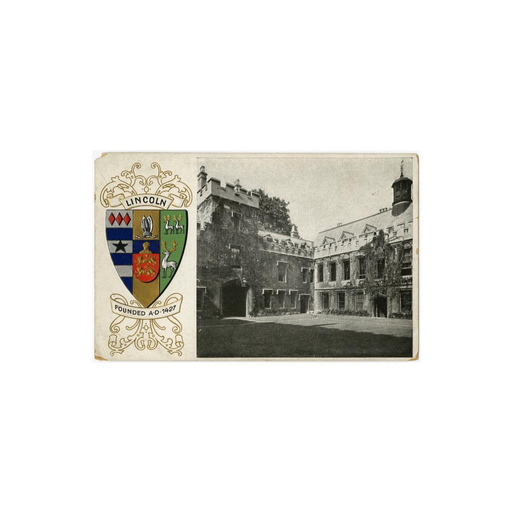 Image: Lincoln College and Coat of Arms