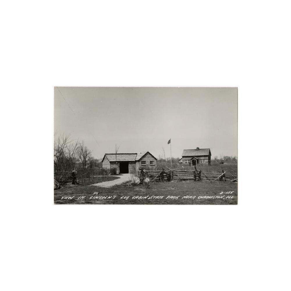 Image: View in Lincoln's Log Cabin State Park Near Charleston, Ill.