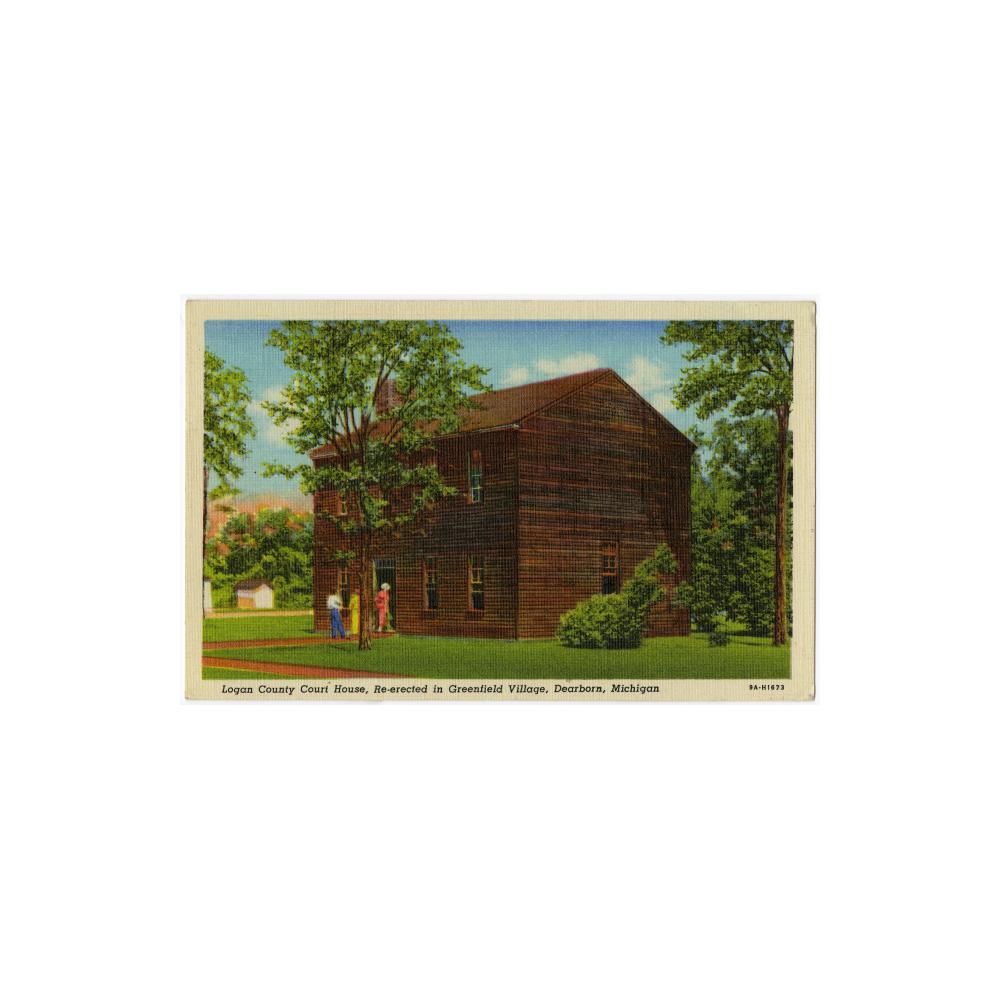 Image: Logan County Court House, Re-erected in Greenfield Village, Dearborn, Michigan