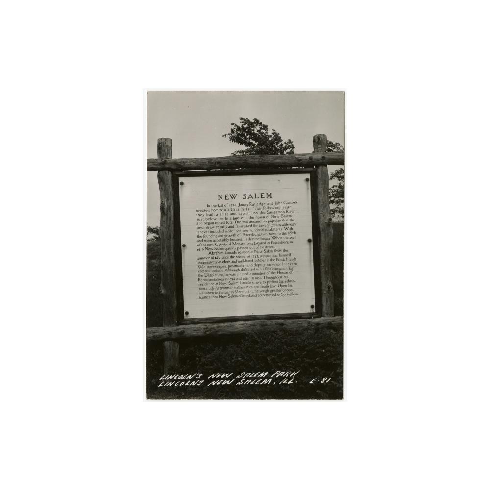 Image: Lincoln's New Salem Park