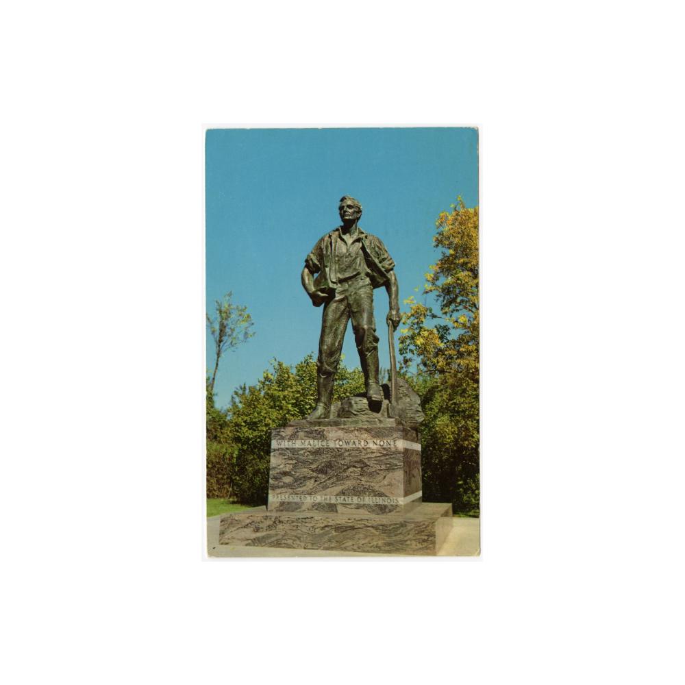 Image: Abraham Lincoln Statue at New Salem State Park