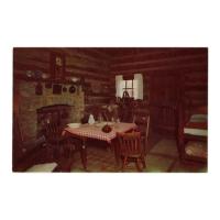 Image: Interior of Henry Onstot's Residence, New Salem State Park