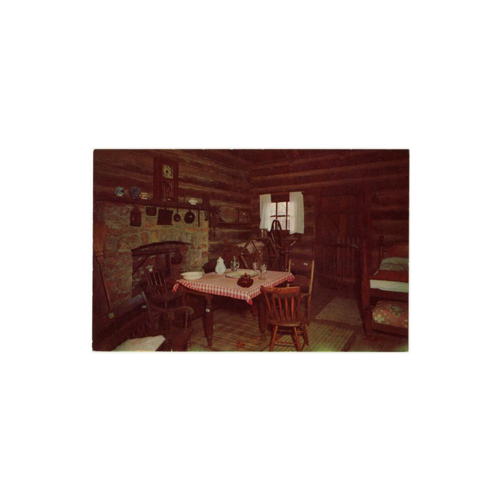 Image: Interior of Henry Onstot's Residence, New Salem State Park