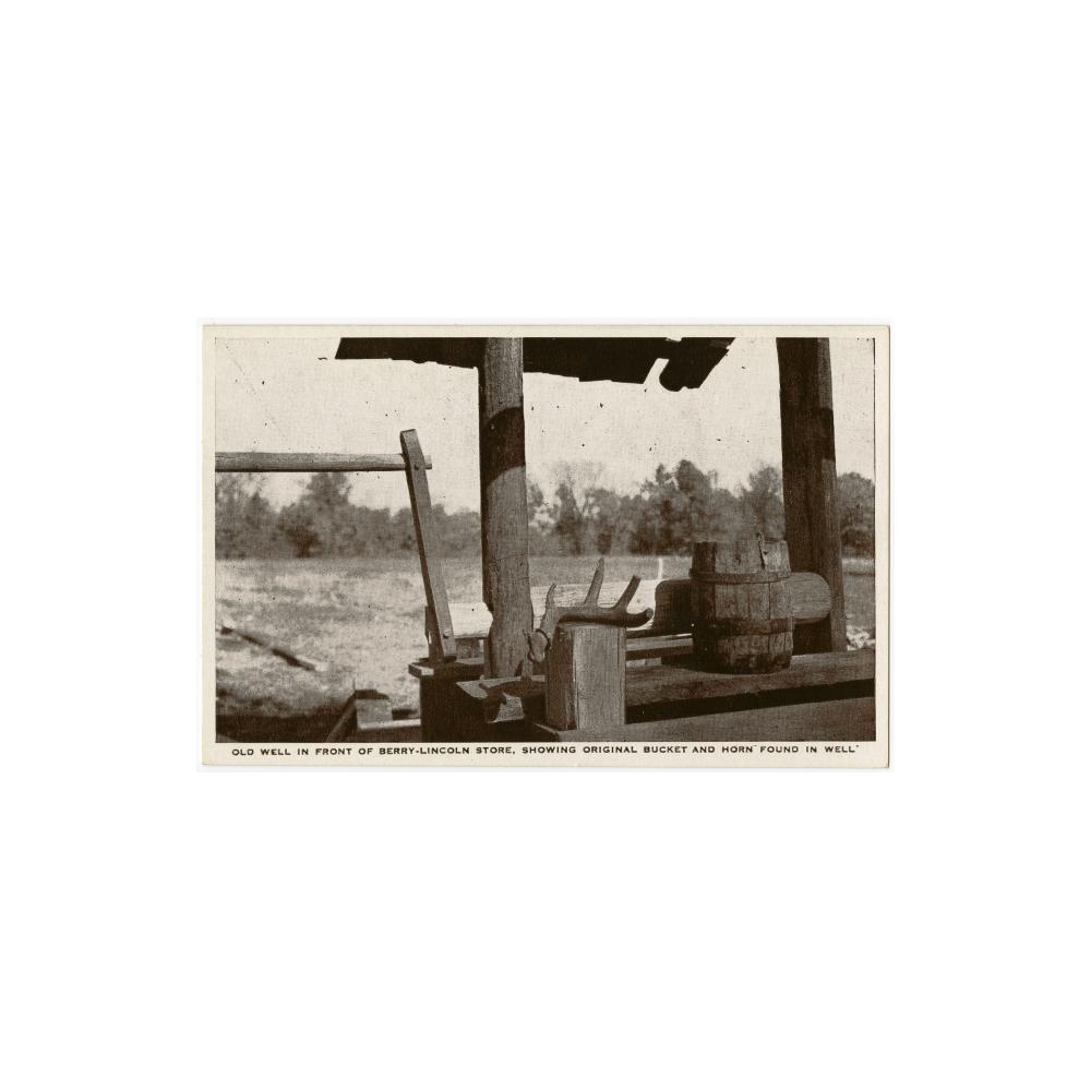 Image: Old Well in Front of Berry-Lincoln Store