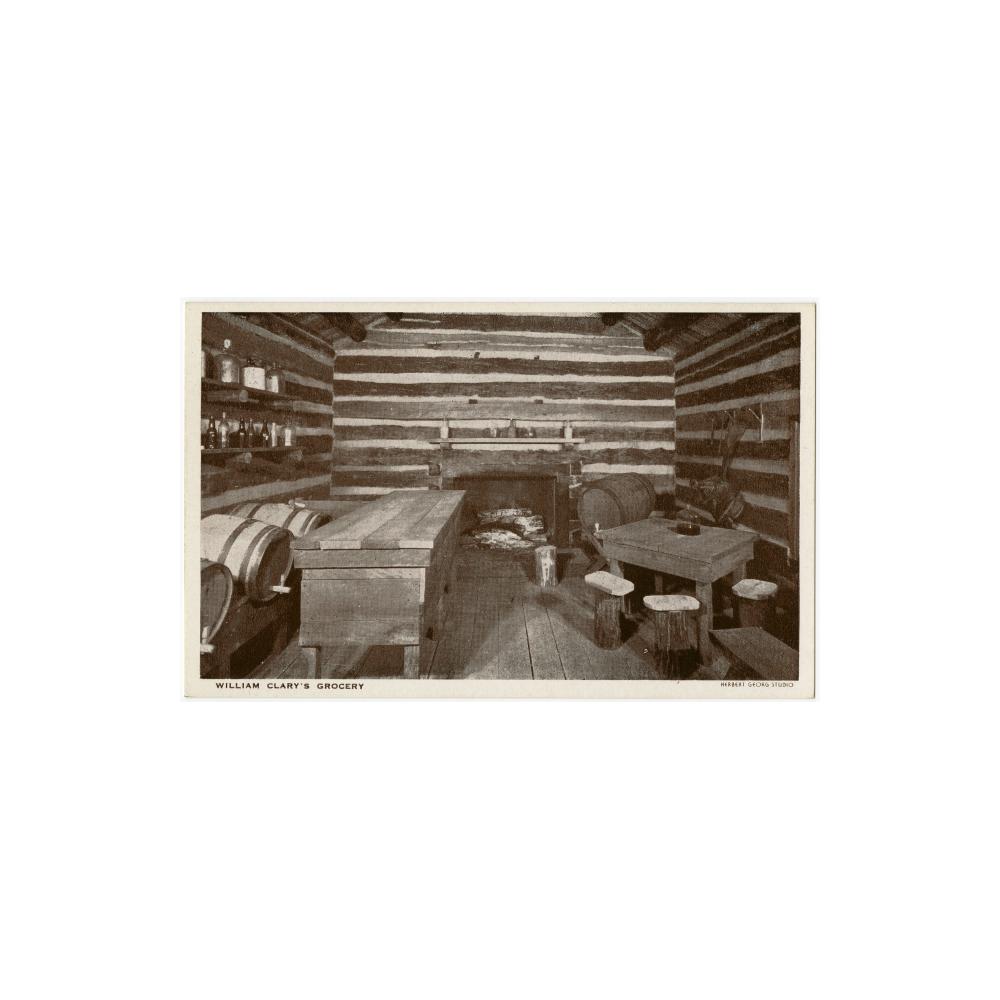 Image: Interior of William Clary's Grocery