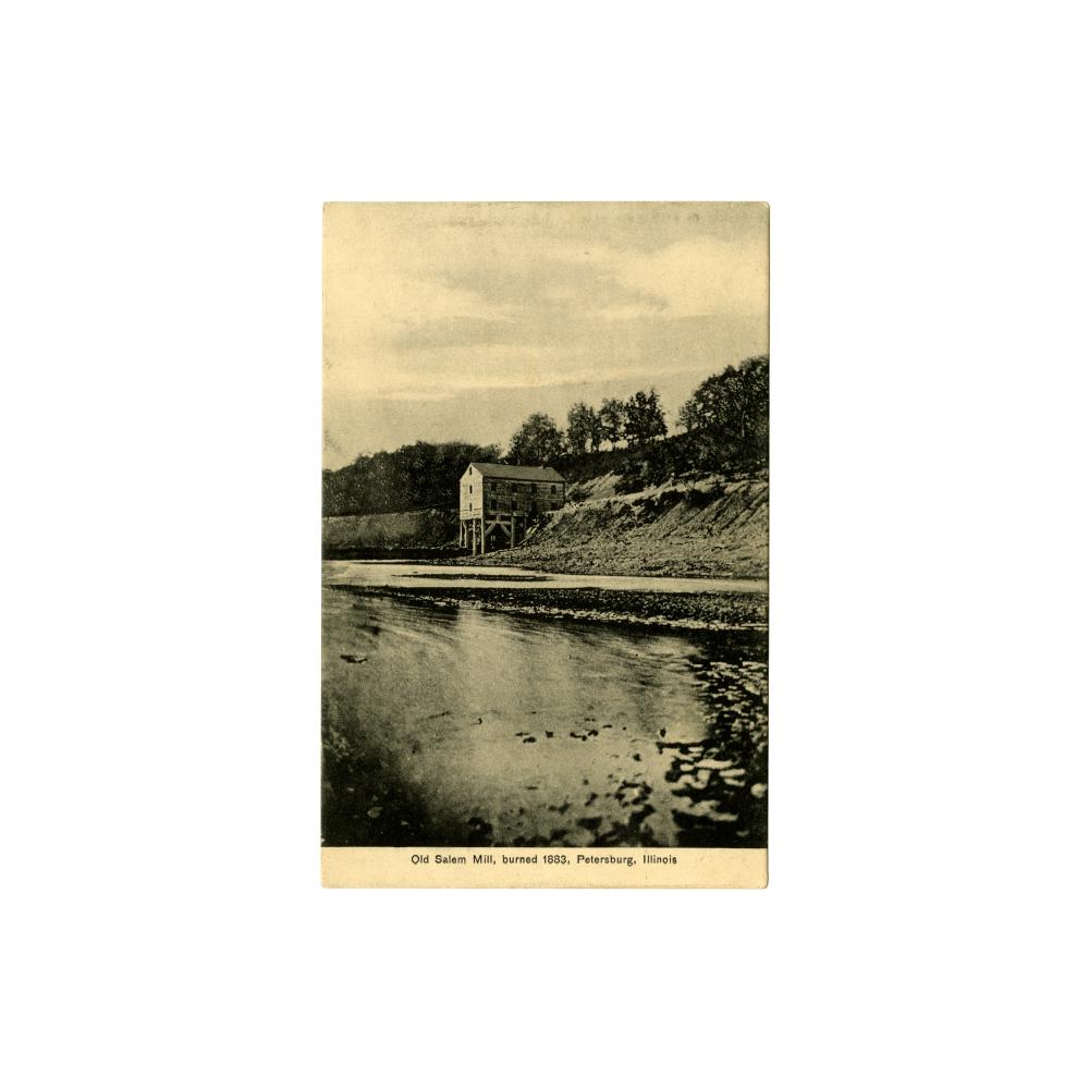 Image: Old Salem Mill, Burned 1883