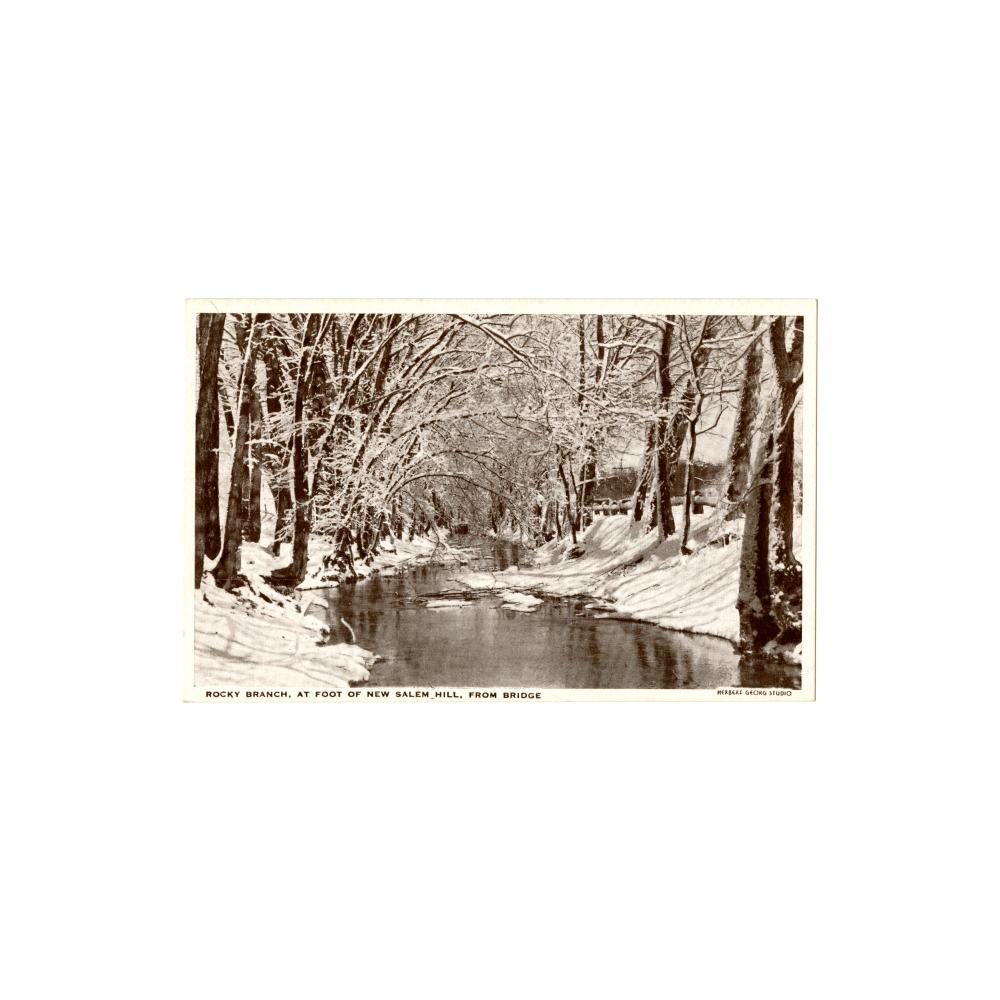 Image: Rocky Branch, at Foot of New Salem Hill, from Bridge