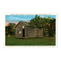 Image: The Offut Store, as Rebuilt, New Salem, Ill.