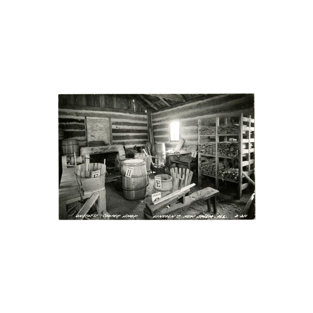 Image: Onstott's Cooper Shop [Interior view]