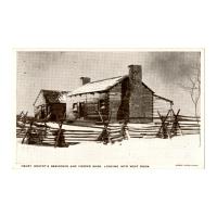 Image: Henry Onstot's [sic] Residence and Cooper Shop, Looking into West Room