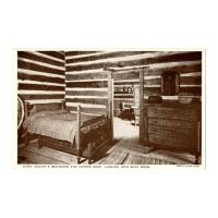 Image: Henry Onstot's [sic] Residence and Cooper Shop, Looking into West Room